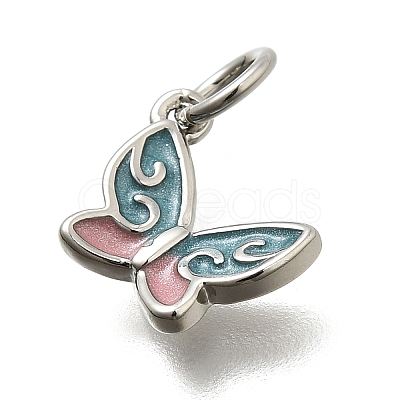 Brass Enamel Charms KK-Z093-07P-01-1