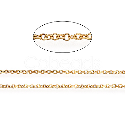 304 Stainless Steel Cable Chains CHS-R003-0.5mm-G-1