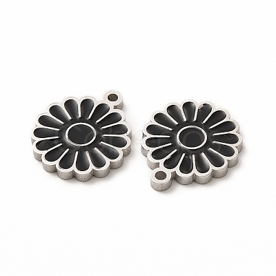 304 Stainless Steel Enamel Charms STAS-F291-03P-03-1
