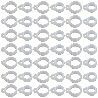 60Pcs 2 Style Silicone Pendant SIL-GF0001-42C-1