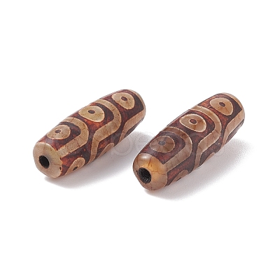 Tibetan Style 9-Eye dZi Beads TDZI-G009-F02-1