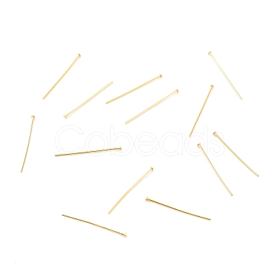 Brass Flat Head Pins KK-F824-114B-G-1