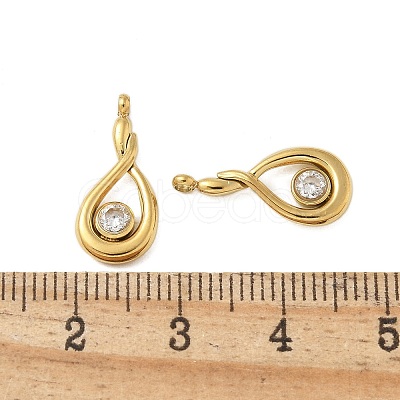 304 Stainless Steel Pendants STAS-R005-08G-05-1