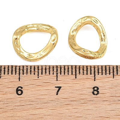 Hammered Brass Linking Rings KK-CBA5CB0-44G-1