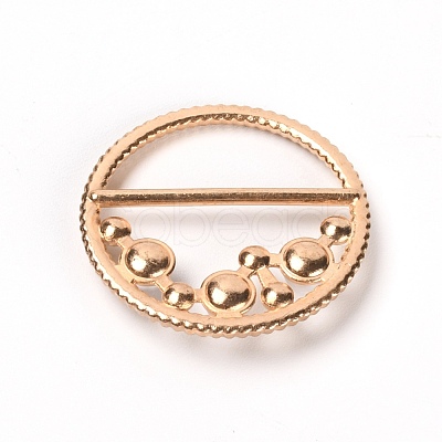 Alloy Resin Imitation Pearl Buckles JEWB-WH0014-07F-1