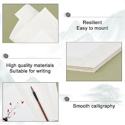 20 Sheets 2 Style Chinese Rice Paper Card DIY-PH0006-22-1