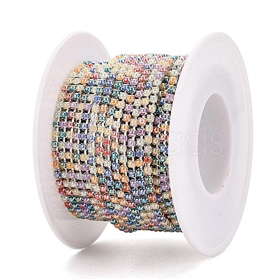 Iron & ABS Plastic Imitation Pearl Tennis Chains CH-Q006-01A-05-1