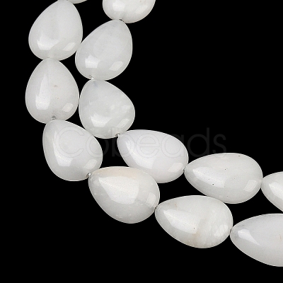 Natural White Jade Beads Strands G-Z105-B01-01A-1