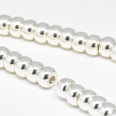 Electroplate Non-magnetic Synthetic Hematite Beads Strands G-Q465-38S-1