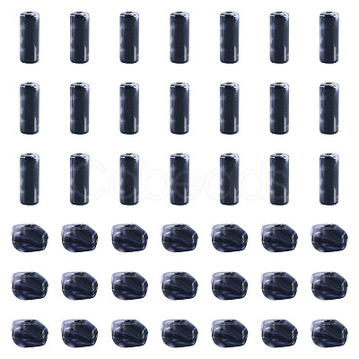 90Pcs 2 Styles Opaque Acrylic Imitation Gemstone Beads OACR-TA0005-14A-1