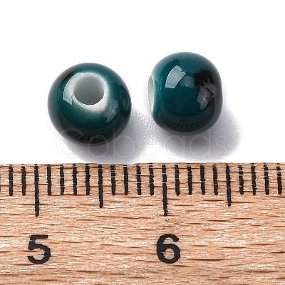 Bright Glazed Porcelain Beads PORC-D300-A27-1