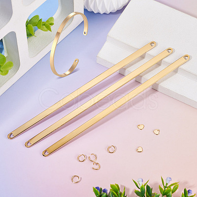 DIY Cuff Bangle Making Kits DIY-TA0014-48B-1