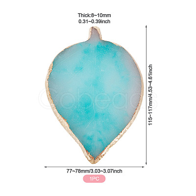 1Pc Resin Imitation Agate Color Palette MRMJ-TA0001-47C-1