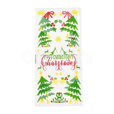 Christmas Theme OPP Plastic Storage Bags ABAG-B003-09-1