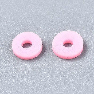 Handmade Polymer Clay Beads Strands CLAY-R089-6mm-T02B-47-1