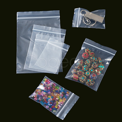 4 Sizes Transparent Plastic Resealable Packaging Bags OPP-TADJ0001-05A-1