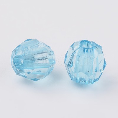 Transparent Acrylic Beads X-DB8mmC-28-1
