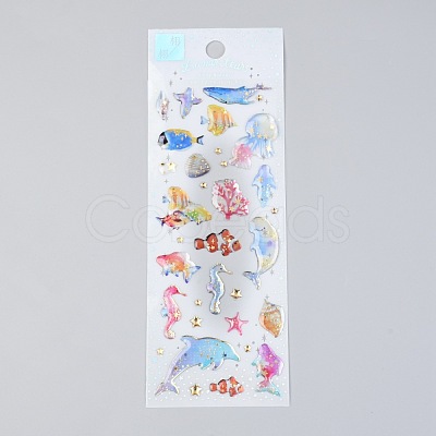 Epoxy Resin Sticker DIY-B009-06F-1