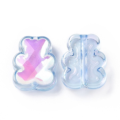 Acrylic Beads OACR-E007-02B-1