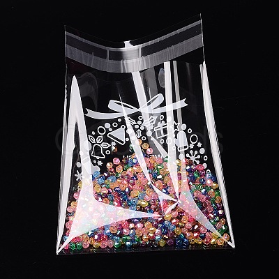 Rectangle OPP Cellophane Bags for Christmas OPC-L001-34A-1