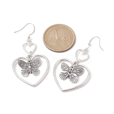 Heart Alloy Dangle Earrings EJEW-JE05534-02-1