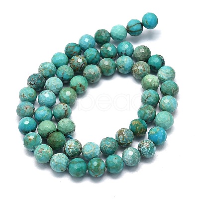 Natural HuBei Turquoise Beads Strands G-G106-C12-07-1