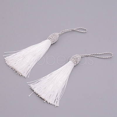 Polyester Tassel Big Pendant Decorations AJEW-WH00169-01-01-1