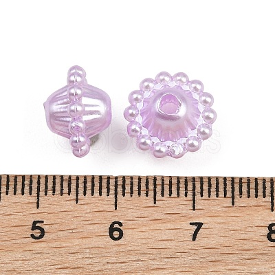 Imitation Pearl Acrylic Beads AC-CBAAA05-10B-1