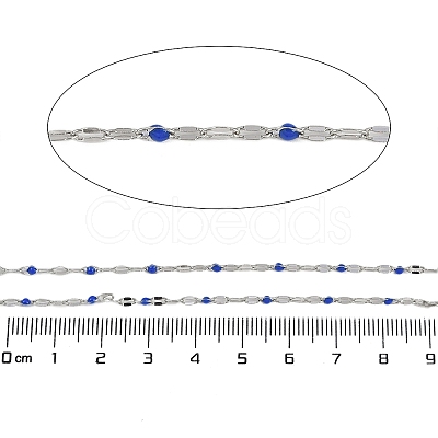 Brass Dapped Chains AJEW-Q153-02P-14-1