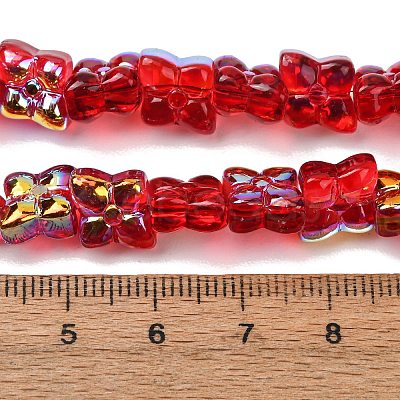 Transparent Glass Beads Strands GL-CBAAE04-02-1