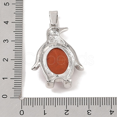 Natural Red Jasper Pendants G-A224-02P-06-1