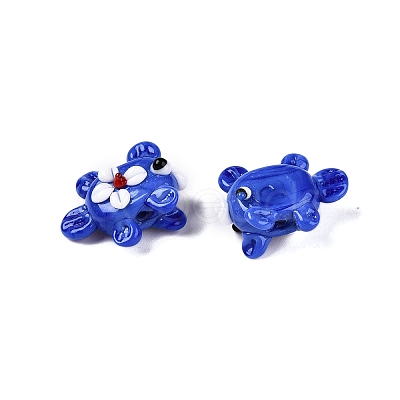 Handmade Lampwork Bumpy Beads Strands LAMP-T021-25C-1