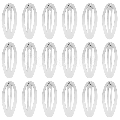 100Pcs Iron Hair Clip Findings PHAR-SC0001-002B-1