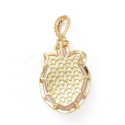 Opaque Resin Pendants KK-G406-51G-05-1