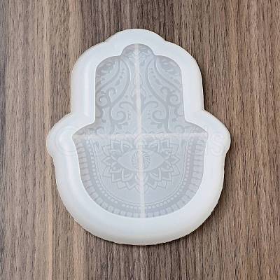 DIY Hamsa Hand Tray Plate Silicone Molds DIY-P070-E01-1