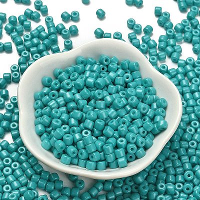 Baking Paint Pearlized Glass Seed Beads SEED-C001-04A-06-1