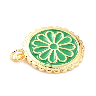 Real 18K Gold Plated Brass Pendants KK-L206-013G-06-1