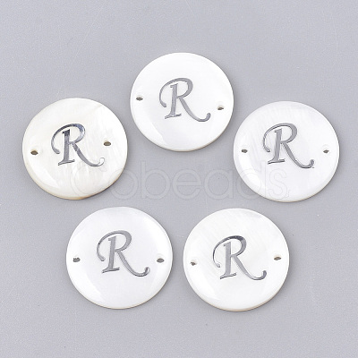 Freshwater Shell Links connectors SHEL-S274-22R-P-1