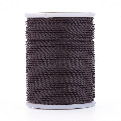 Round Waxed Polyester Cord YC-G006-01-1.0mm-22-1