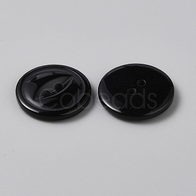 2-Hole Resin Buttons FIND-WH0170-88H-01-1