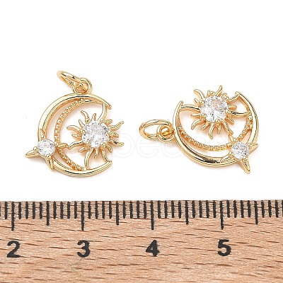SHEGRACE Valentine's Day Brass Clear Cubic Zirconia Pendants XGRQ3K682-536G-1