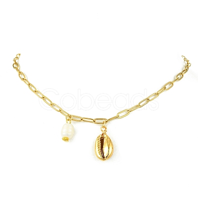Natural Cultured Freshwater Pearl Necklaces NJEW-JN04785-1