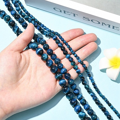 1 Strand Natural Tiger Eye Bead Strands G-YW0002-39A-1