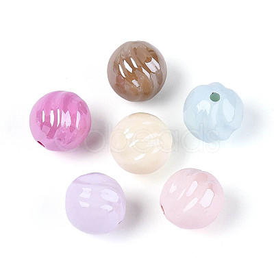 Opaque Acrylic Beads SACR-T020-03M-1