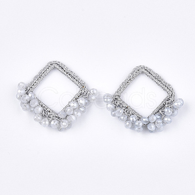 Glass Woven Pendants FIND-T039-08G-1