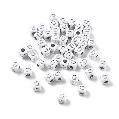 Opaque Acrylic Beads OACR-D282-06Q-1
