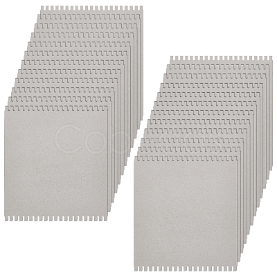 24Pcs Cardboard Weaving Looms DIY-FG0001-41B-1