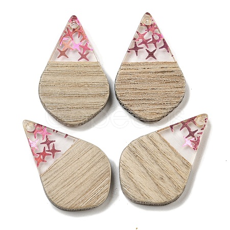 Wooden Pendants FIND-B042-12C-1