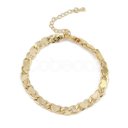 Rack Plating Brass Bracelets for Women BJEW-K244-06B-G-1