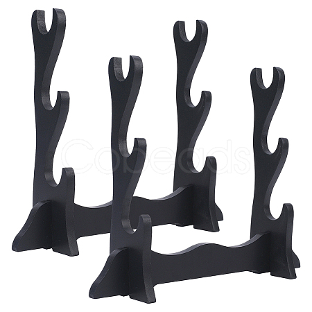 2-Tier MDF Board Sword Display Rack ODIS-WH0043-257B-1